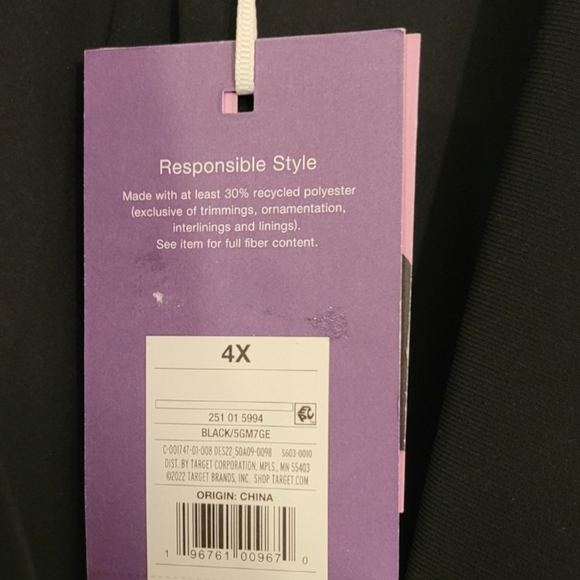 Sergio Hudson x Target tailored black blazer 4x NWT - Picture 8 of 12